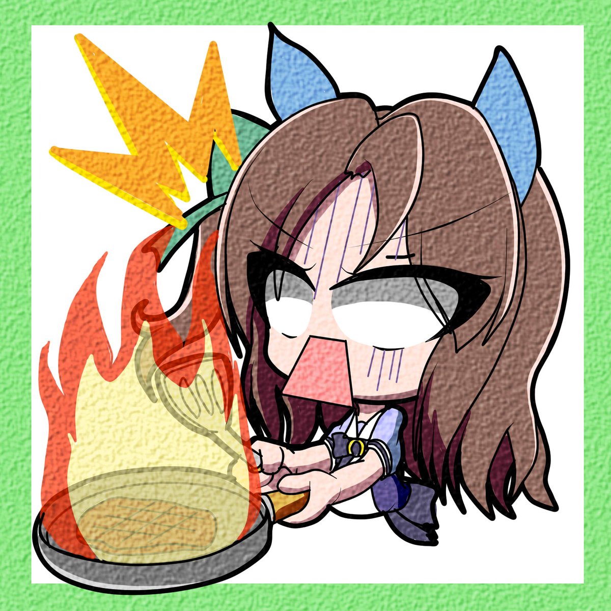 キングヘイロー「乗らねば #キングヘイローはめちゃくちゃ可愛い 」|餅乃月あなご🍥のイラスト