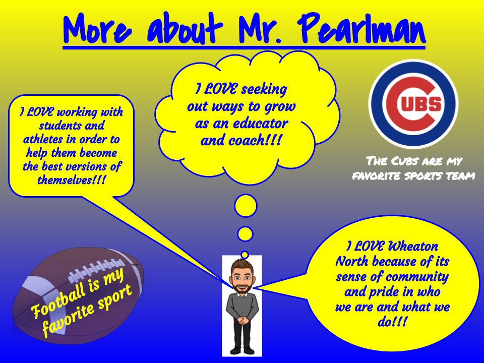 WNMathematics's tweet image. On Wheaton North's opening day for baseball, let's highlight our very own teacher and coach, Mr. Pearlman.  Mr. Pearlman does so much for Wheaton North and is a true Falcon through-and-through.