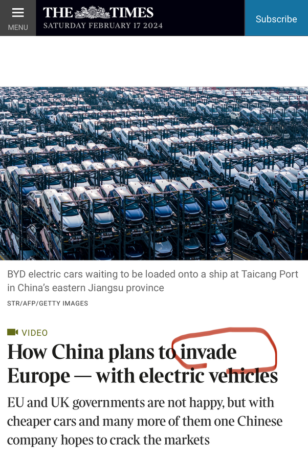 thinking_panda's tweet photo. When they get into another country's market, it is called "free trade".
When another country gets into their market, it is called "invade". https://t.co/vkY9GjH0nQ