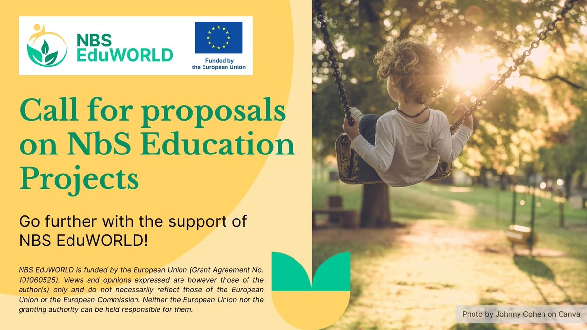 Want to learn to learn how to support NbS Education in your community?📚🌱
 <a href="/NBS_EduWORLD/">NBS EduWORLD</a> has launched a call to support organisations, businesses, and academia advance #NBSEducation!

Apply by 15 April! 🗓️

Learn more 👉 iclei-europe.org/news/?Receive_…