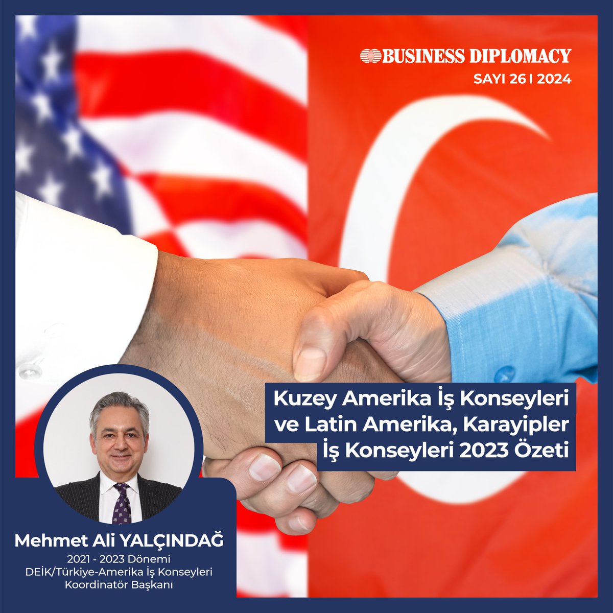 📍ABD ile ticari ve ekonomik iş birliğimizi ileri seviyelere çıkarmak için ticari diplomasi faaliyetlerimize devam ettik 2021-2023 Dönemi DEİK/Türkiye-Amerika İş Konseyleri Koordinatör Başkanı Mehmet Ali Yalçındağ'ın yazısını okumak için👇 🔗tls.tc/sNpM3