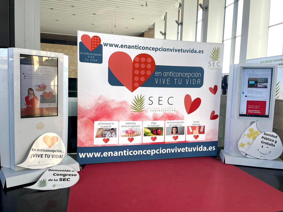 En Anticoncepción ¡Vive Tu Vida! en el 17 Congreso de la Sociedad Española de Contracepción. enanticoncepcionvivetuvida.es #SEC2024