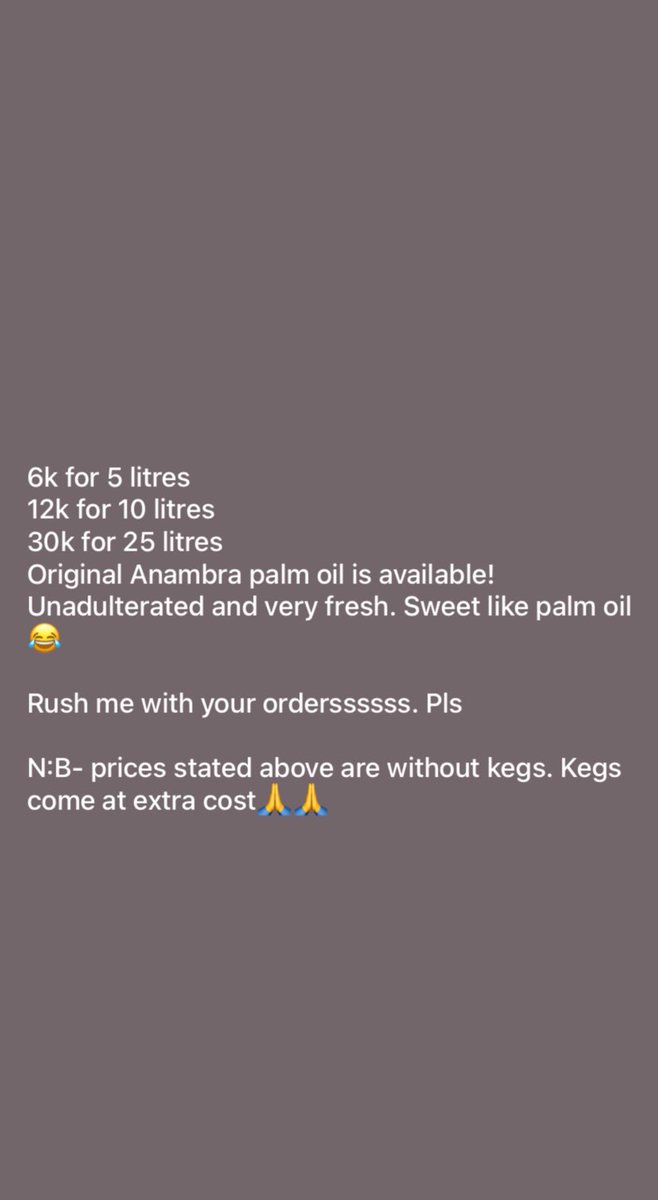 Neme Elepo (Palm oil seller) tweet media