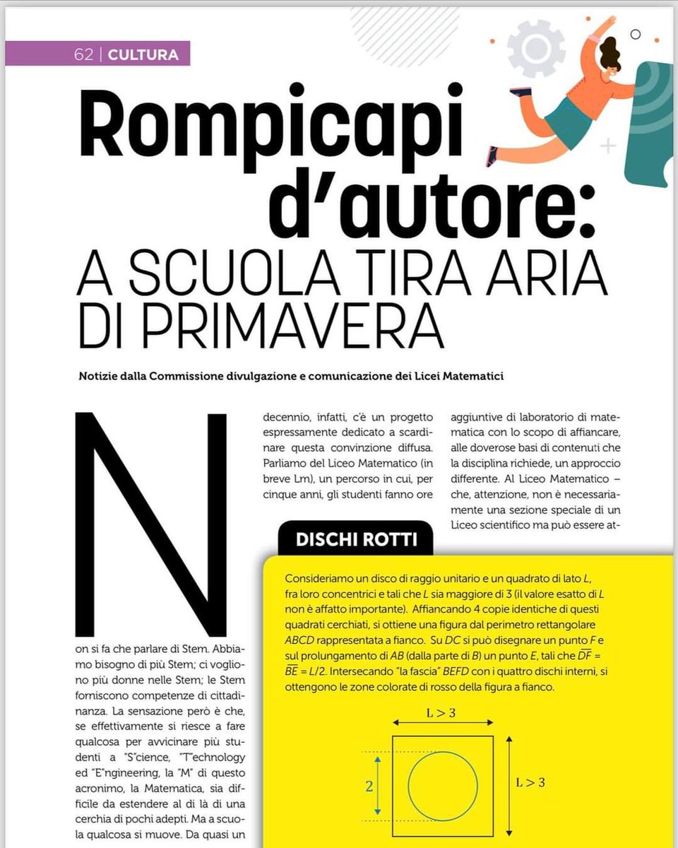 LiceiMatematici's tweet photo. Il 23 aprile si svolgerà  il  pomeriggio del liceo  in
collegamento da tutti i Licei Matematici d’Italia.
Per l’occasione è stata indetta una gara in cui si propone a ciascuna scuola di cimentarsi con lo
svolgimento di 15 rompicapo.
Qui le info:
https://t.co/JHBh8AisX8 https://t.co/Ckztmb8XXf