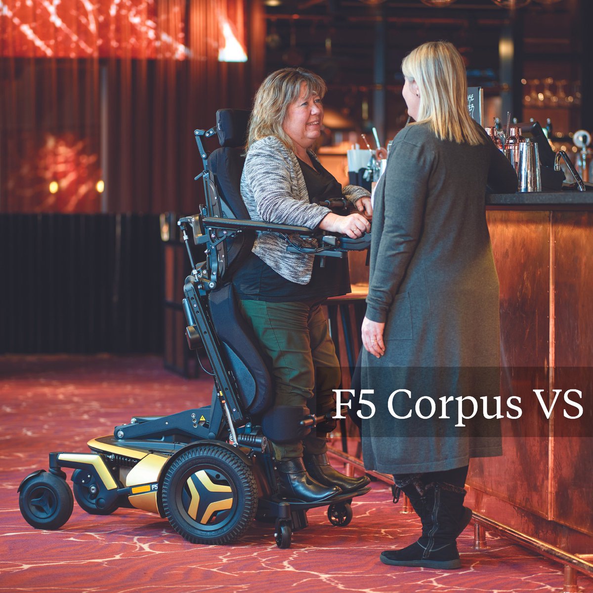 PermobilGlobal's tweet photo. Our M Corpus VS and F Corpus VS power wheelchairs offer best in class standing capability to allow several benefits like reduced risk of pressure injuries, face-to-face interactions, greater functional reach and more.
#Permobil #F5VS #MVS #StandForMore https://t.co/njMsPmoUDL