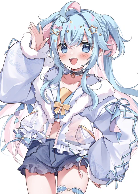 ぼいそーれ所属の泡星ゆら( )ちゃんの新デザインを担当させていただきました!博多弁癒される〜〜ゆらゆらふわふわなクラゲをイメージしました 