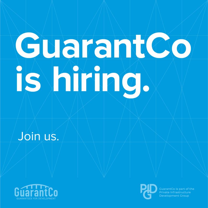 @GuarantCo part of @PIDGorg is looking for a Head of Sub-Saharan Africa based in Nairobi, a Credit Director based in London or Nairobi, two Credit Analysts, one based in London and one in Singapore, and an Investment Director based in Singapore. To apply: lnkd.in/dE69b_e7