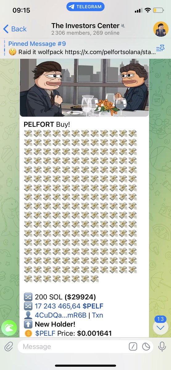 200SOL buys and you are fading it lol

$PELF
