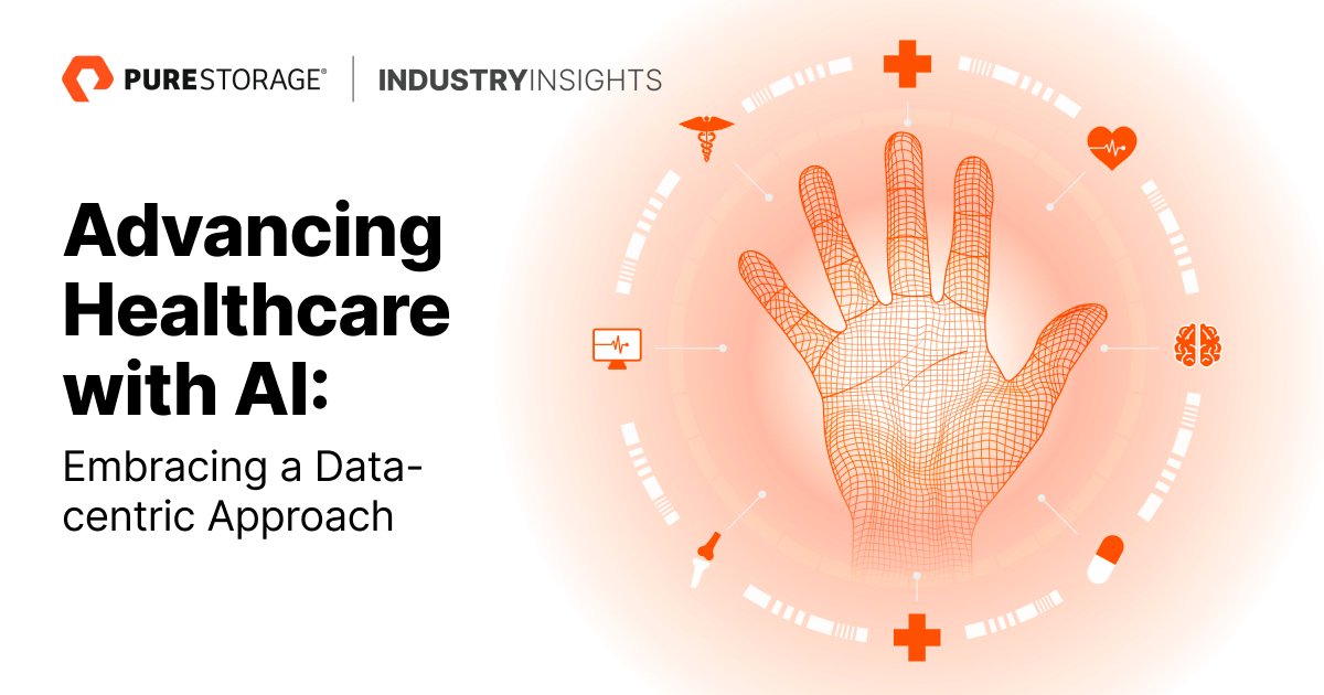 Le nouveau webinar #IndustryInsights est disponible 🎉 
Cette fois-ci, nous faisons progresser les soins de santé avec l'IA : adopter une approche centrée sur les données 🏥.

🎬 Regardez maintenant : bit.ly/3VbLMQ0

#IA  #SuperComputer #meta #webinar #PureStorage