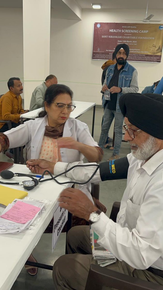 Shubham35523211's tweet photo. Early detection saves lives. Make health check-ups a priority.

Service with Humility ~ A Health Screening Camp organized by Sant Nirankari Charitable Foundation
#servicewithhumility
@sncfoundation https://t.co/99UpgqahVJ