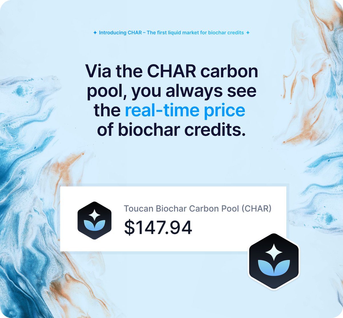💰🔎 All biochar credits available via #CHAR are sold for a clear price, which updates dynamically based on real-time market activity. ➡️ Sellers always know how much their project can sell for ➡️ Buyers can view the current market price of biochar 👉 toucan.earth
