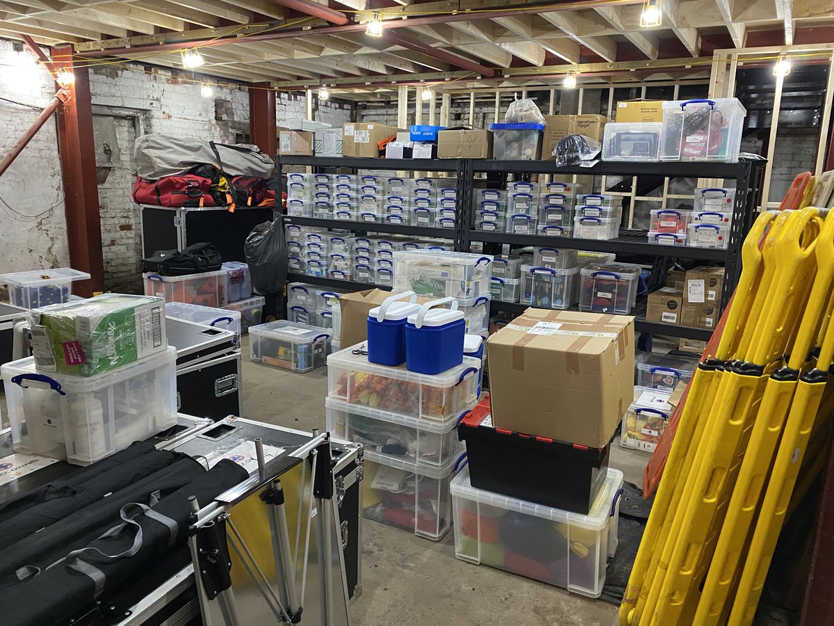 Obidoc's tweet image. The @ATACCGroup #ATACC machine starts rolling again - this is about 2/3 of the kit that we bring to create such a huge course. We have all #TheLab simulation kit coming too