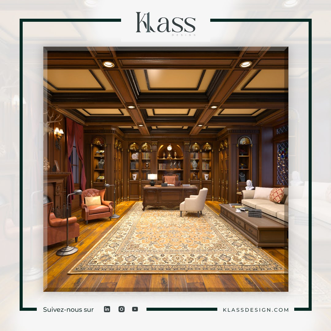 Klass_Design1's tweet image. Plongez dans l'élégance intemporelle avec #KlassDesign ! Des couleurs riches aux textures nobles, créez un #bureauàdomicile sophistiqué et productif. 💼✨🌐klass-design.fr/renovation-int…