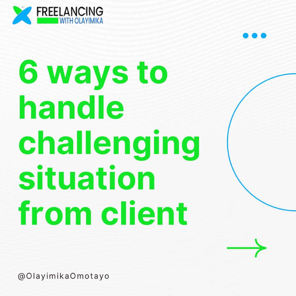 Omotsolayimika's tweet photo. Clients can surprise us, for better or worse. 😲💬
What’s the most unexpected challenge you’ve faced, and how did you turn it into a win?
Share your story!
#olayimikaomotayo
#unexpectedchallenges
#freelancingtips
#iamapremiumtutor https://t.co/9T9LAn5ztU