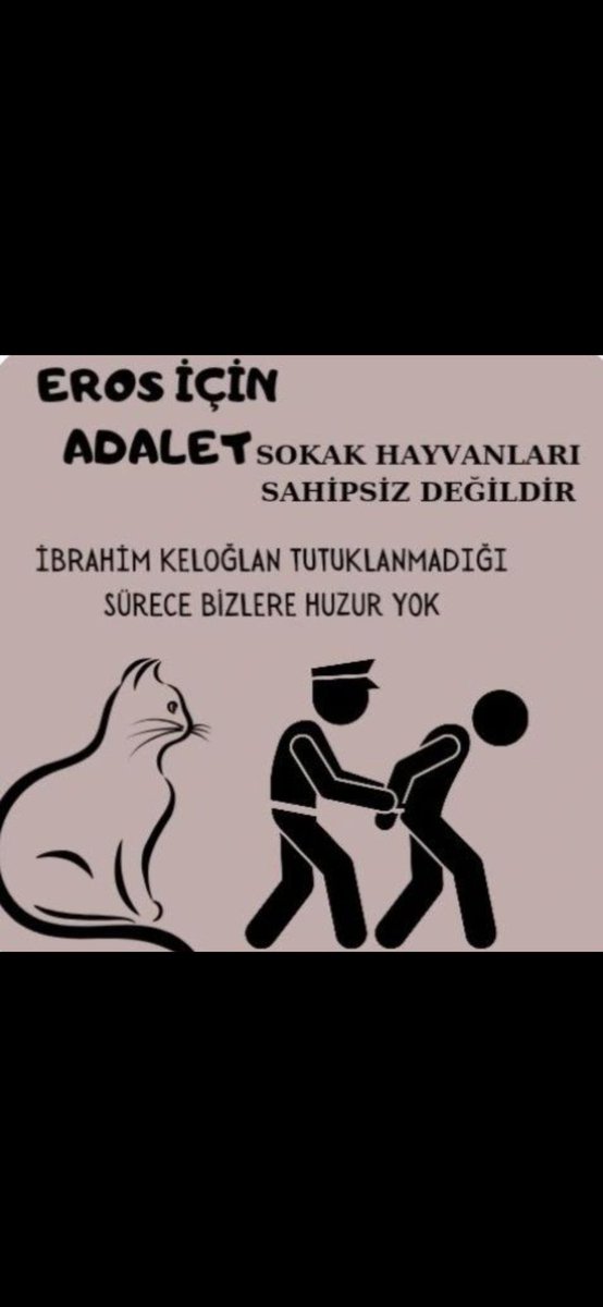 #Erosicinadalet #ibrahimkeloğlanTUTUKLANSIN #hayvanhaklari #hayvanhaklariyasasi #HayvanaSiddeteGercekCezalarİstiyoruz