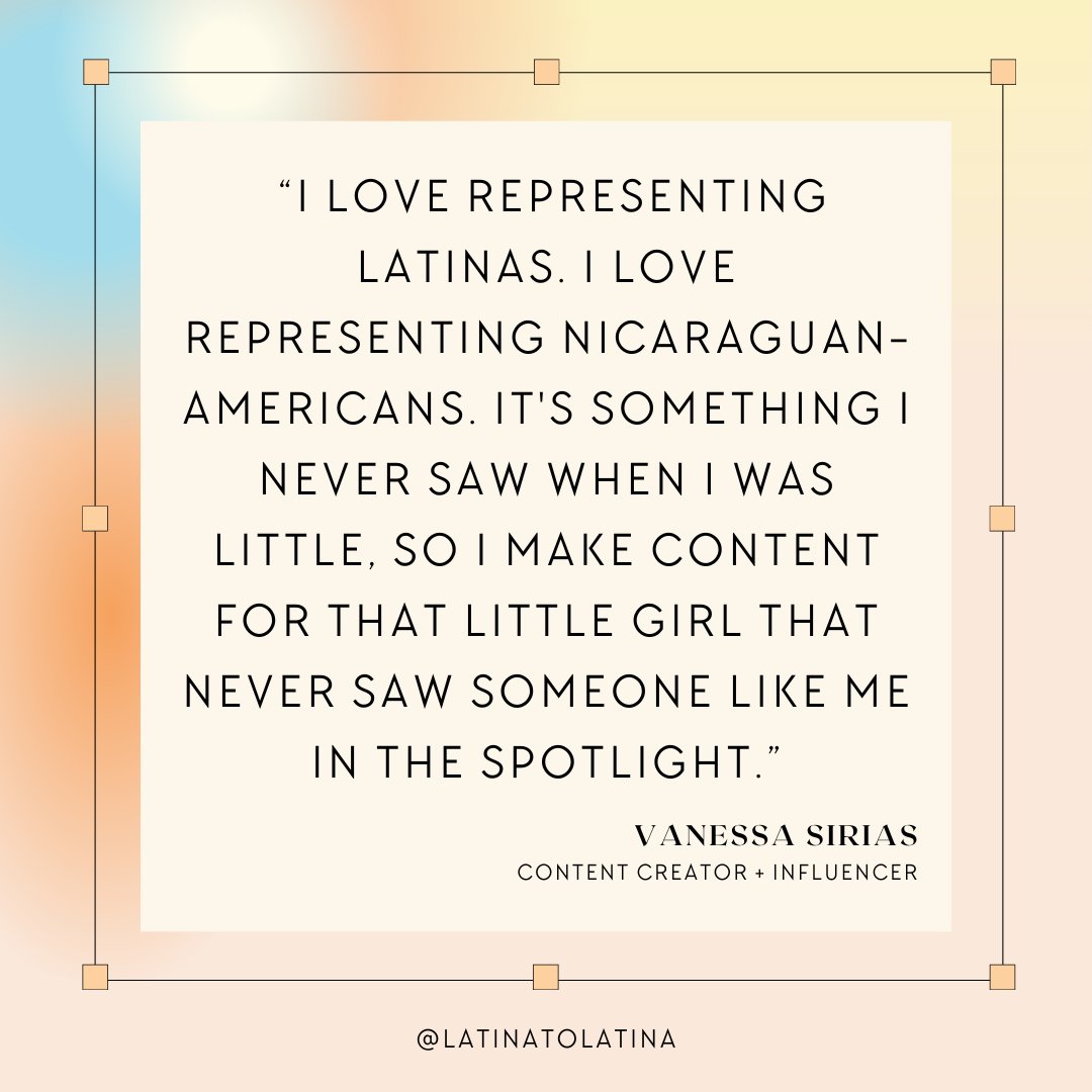 Content creator and influencer Vanessa Sirias 🇳🇮 chats with us in the latest episode of Latina to Latina. 🎙️Listen: ow.ly/f8NP50Q37uY