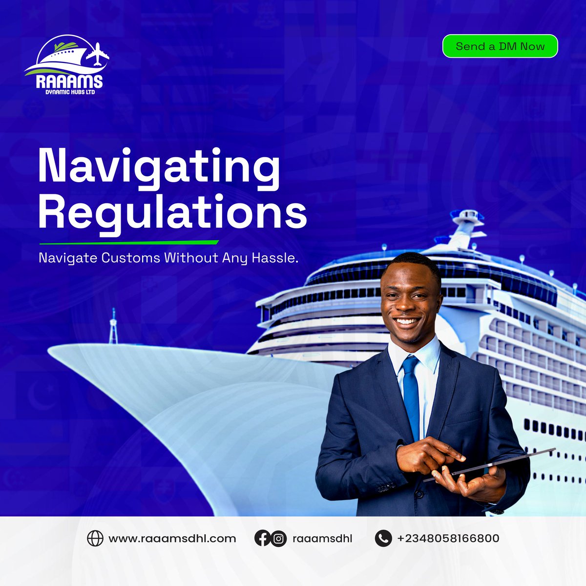 RaaamsdynamicHL's tweet photo. Sail Through Customs Hassle-Free

📋Customs regulations are really giving you a headache? 📋 We are the regulations doctor!
Let us be your guide through the maze.

It only gets easier and faster with RAAAMS.
#CustomsNavigators #GlobalTradeCompliance #RiskMitigationExperts #raaams https://t.co/Fd83zme7RE