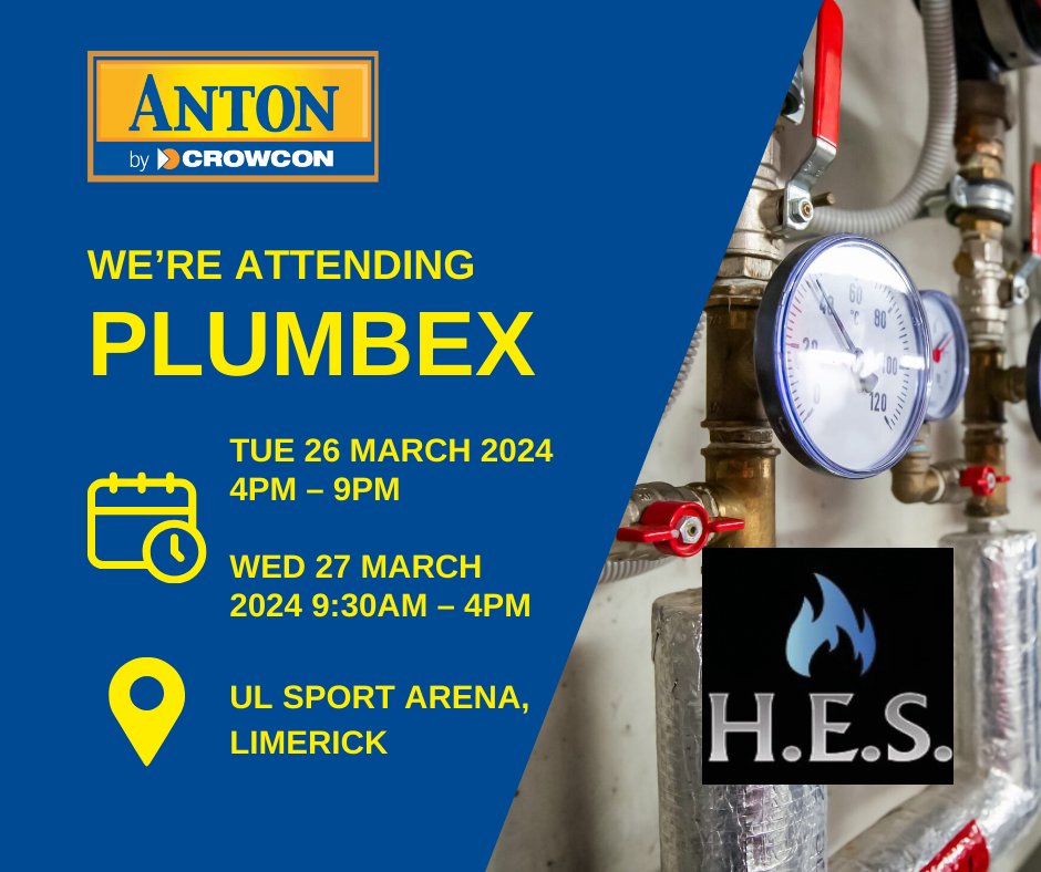 We're partnering with Heating Engineer Supplies at #PlumbEx2024 in Limerick on March 26th - 27th. Our team looks forward to engaging with industry professionals, sharing valuable information, and showcasing our cutting-edge solutions tailored to the unique needs of these sectors.