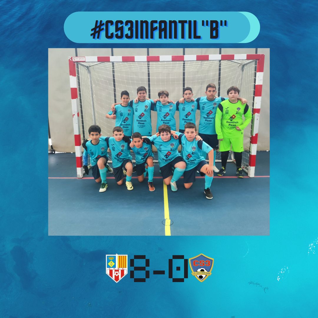 🔵#CS3𝐈𝐧𝐟𝐚𝐧𝐭𝐢𝐥"𝐁"

➡️Nuestro 𝐈𝐧𝐟𝐚𝐧𝐭𝐢𝐥"𝐁" sufre una derrota fuera de casa.

#UNIVERSCS3 #CS3Base #CS3 #SalaTr3sGava