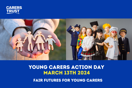 #YoungCarersActionDay (YCAD) is an annual awareness day to shine a light on Young Carers. Research by Carers Trust show's an ‘estimated one million young carers in the UK.

Find out at bit.ly/3wQlsRl  

#YoungCarersActionDay2024 #YCAD2024 #FairFuturesforYoungCarers