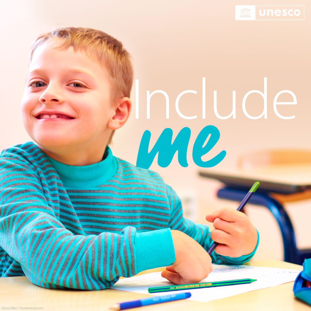 Education2030UN's tweet photo. Children with at least one sensory, physical or intellectual difficulty are 7% less likely to complete elementary school than the average child.

Efforts to ensure inclusive education for all must double.

Learn how: https://t.co/pps6IsjIfL #EducationForAll https://t.co/DnsGanUkg4