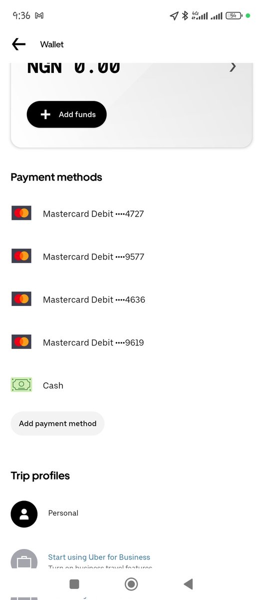udochai's tweet photo. @Uber @Uber_Support @UberEats I noticed some nefarious activities on my Uber account. I have never and will never use my card as a payment option. I always pay with cash! So I am wondering why there are multiple cards on my account. Also, I have never ordered UberEats. Please fix https://t.co/wrM0E290SS