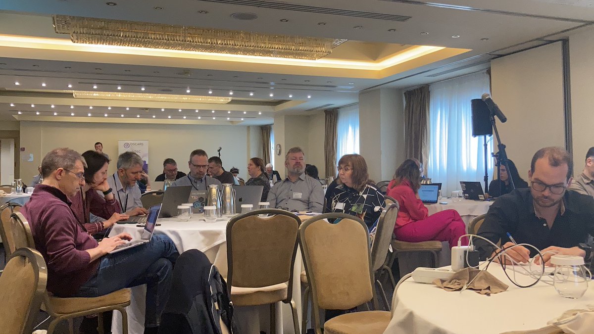 Our kick-off meeting started today in Thessaloniki, with an introduction to @eosc_everse and @oscars_eu by @fopsom and @GiovLama respectively. 'The projects would serve #researchinfrastructures, national institutes and universities, and the scientific communities behind them'
