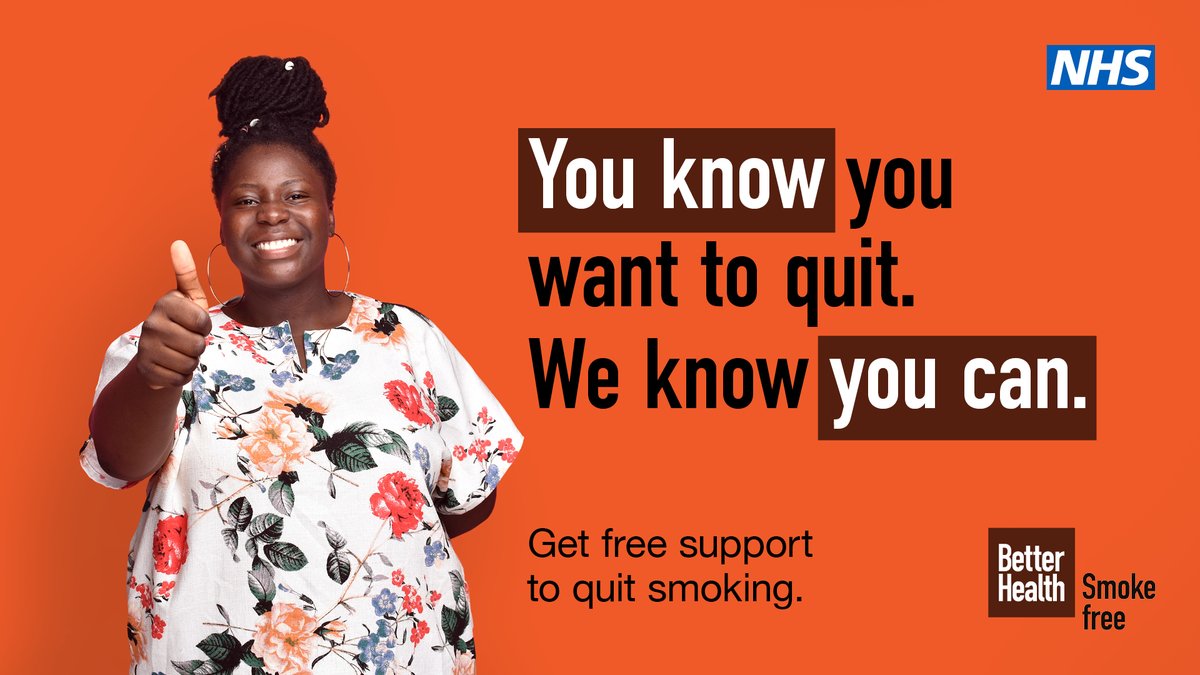 Today is National No Smoking Day! Sign up to your local Stop Smoking Service here: nhs.uk/better-health/… It’s never too late to quit smoking. When you stop smoking, there are almost immediate improvements to your health. #NationalNoSmokingDay2024