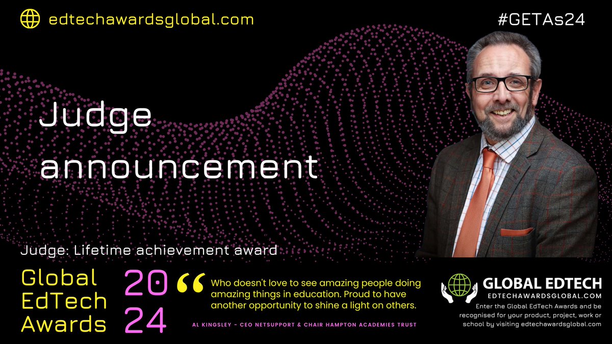 🌟 Honouring a lifetime of dedication in #Education? #GETAs24 celebrates with anonymous judging for true merit. Nominate an #edu star 🌟 at
edtechawardsglobal.com  #EdTechLifetime