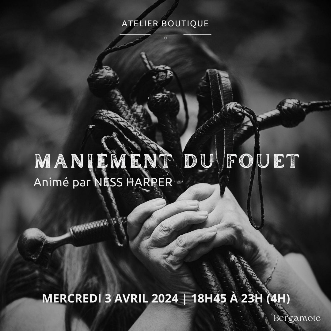 Explorez l'art complexe et envoûtant du fouet, où la maîtrise de cet instrument devient une danse subtile entre douleur et plaisir, et où l'intensité montera au rythme de votre souffle...🔥 🎟 : bit.ly/3TuUlnz