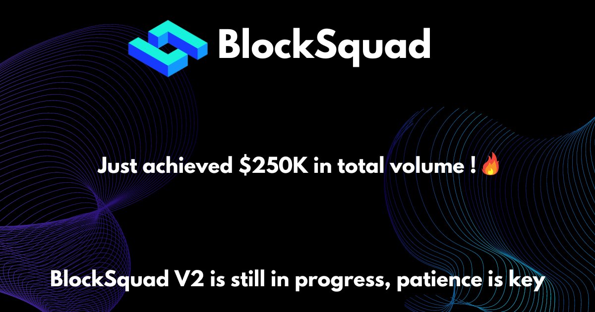 $250K total volume ✅

Thanks for the 100 followers here on X 🔥