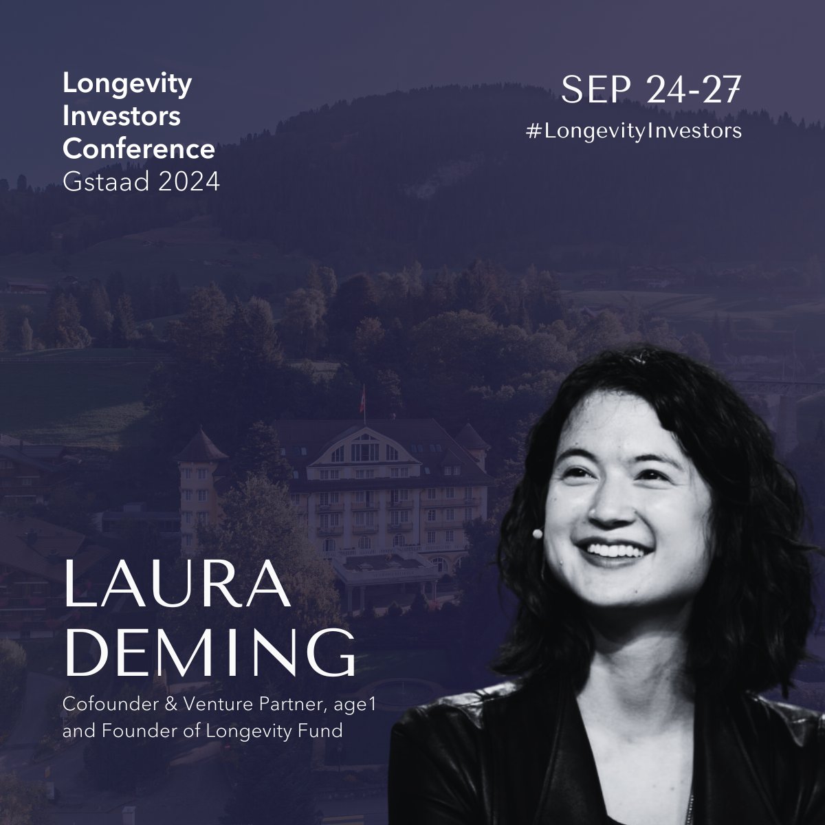 We're thrilled to announce @LauraDeming, Co-Founder and Venture Partner at age1, as a speaker at the Longevity Investors Conference 2024 in @BellevueGstaad, September 24-27. 🌟 At just 17, she founded the Longevity Fund, pioneering the longevity-focused venture capital space. 🌱…