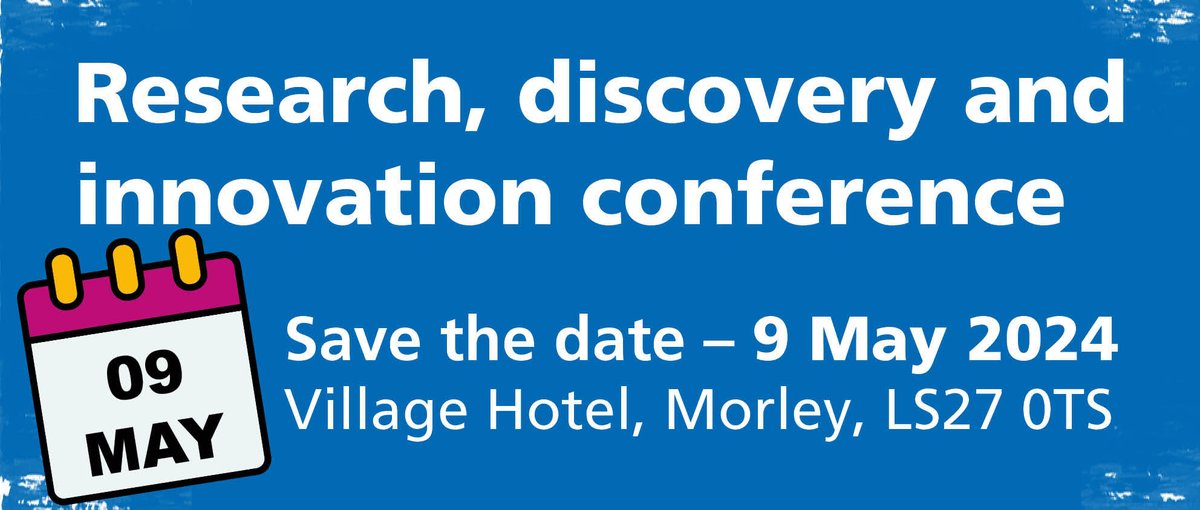 Our #Research conference is less than two months away! Here's the information if you want to save the date 🙏