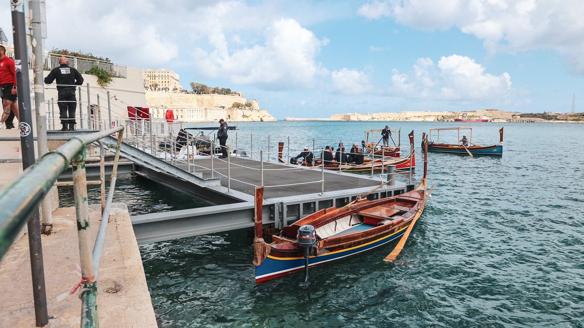 🚣‍♀️ Infrastructure Malta has completed the installation of a platform at Barriera Wharf, ⚓ to be used by the boatmen operating in the #GrandHarbour, from #Cottonera to the #Valletta waterfront. 👷 #infrastructure4Dpeople #infrastructure4U