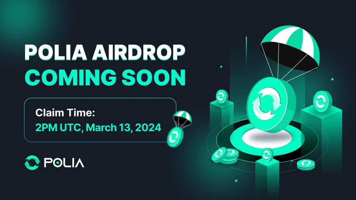 Shynon_'s tweet photo. Polia Airdrop Season 2 is coming soon
-Criteria: All users bridge to Blast
-Claim time: 2PM UTC, March 13, 2024
🚩Check and claim at: https://t.co/QuwphlLXWI
Mark your calendar to not miss it!
#Polia #Airdrop #Blast_L2 https://t.co/ZVcncmbnse