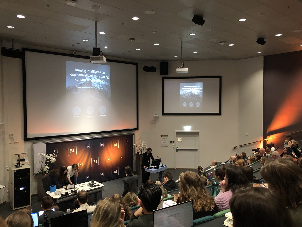 BI Centre for Creative Industries (@bi_cci) on Twitter photo Da er vi i gang med Creative Industries Innovation Days om Kunstig intelligens i bruk. <a href="/ietoien/">irina eidsvold tøien</a> starter dagen med Keynote om KI og opphavsrett <a href="/BI_CCI/">BI Centre for Creative Industries</a> #KI #AI #ciid24 Da er vi i gang med Creative Industries Innovation Days om Kunstig intelligens i bruk. <a href="/ietoien/">irina eidsvold tøien</a> starter dagen med Keynote om KI og opphavsrett <a href="/BI_CCI/">BI Centre for Creative Industries</a> #KI #AI #ciid24