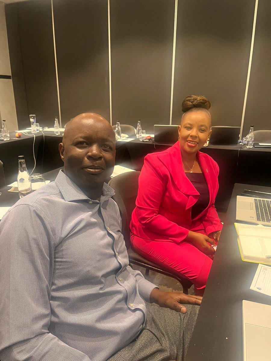 With my colleague <a href="/MusyokiHelgar/">Helgar Musyoki</a> in Johannesburg for  TB/HIV work. Career paths  cross once more since our days at Ministry of Health Kenya