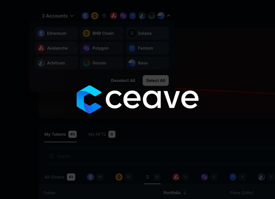 At <a href="/ceave_io/">Ceave</a> we are working hard to simplify your crypto journey and ditch the chaos of using multiple apps and services! Manage all your wallets, delve into every chain and token, and effortlessly swap assets using our sleek and intuitive interface #ComingSoon #CryptoRevolution