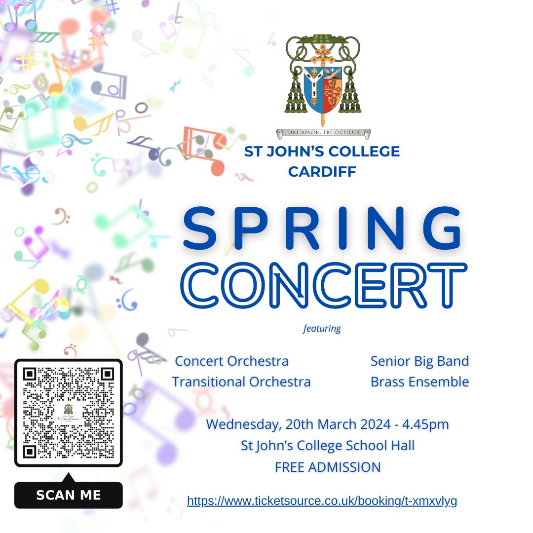 SJCCardiff's tweet photo. Come and join us for an evening of musical entertainment!
Our annual Spring Concert takes place on Wednesday, 20th March at 4:45pm
Tickets are FREE!
https://t.co/y9V5IGDpRf
#SJCMusic #SJCPerformance #SJCEvents https://t.co/Nqwq3gew6i