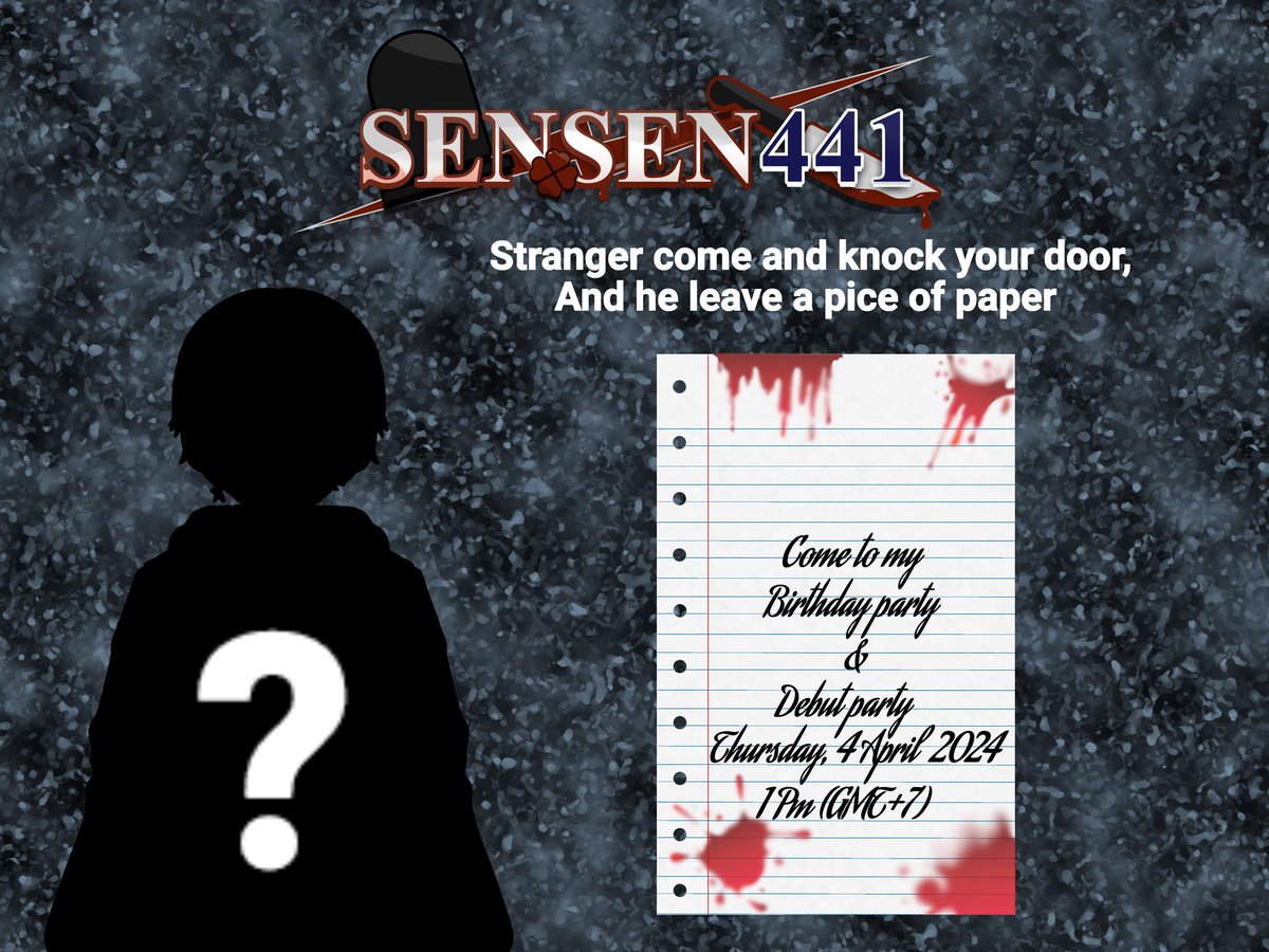SenSen441_'s tweet photo. Hawo~ 
Im SenSen441 
Im gona do my Birthday &amp; Debut on stream. 
Time: 4 april 2024, 1PM (GMT+7). 
Live on twitch 
https://t.co/FYoIqHMJXT 
 You can fill this google form if you want to say something  🥰
https://t.co/RK5XW1MiH3 https://t.co/Y7kp6iaO0o