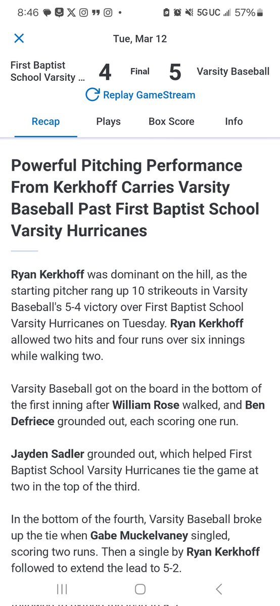 I heard but wasn't sure... I think this was the first region win for our Baseball program in 5 plus years. I couldn't be more proud and blessed to be a part of this! #chargedup #Chargersbaseball #nextlevel #chargerculture