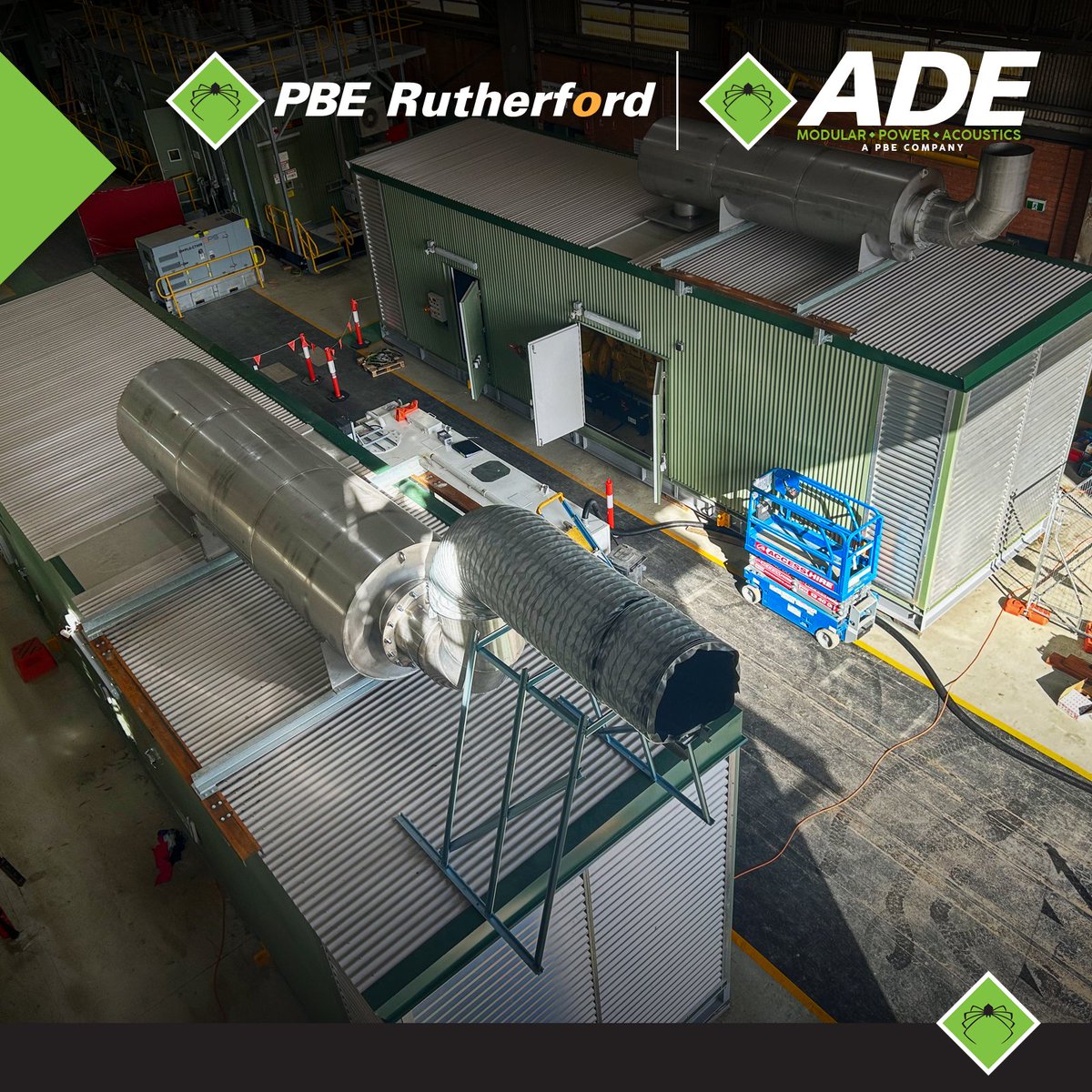 RutherfordPBE's tweet photo. 2 x 3615C 2.5MVA 11kV #Caterpillar #Generators for one of our customers in Central #Queensland have been successfully put through the start-up commissioning process this week at our @ADEPowerLimited facility in Hexham

https://t.co/oI9XdSrqEr

#Power #Engineering #Manufacturing https://t.co/C1F63PcYVq