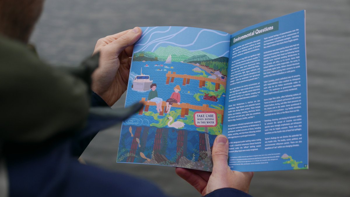 Swimming with Care at Windermere - Funded research zine collaboration with Bethan Thorsby. Grab a copy next week at the Windermere Science Evening (20/3) or visit: swimdermere.com/swimming-with-… @UniofExeter @ExeterGeography @ESRC @_SWDTP