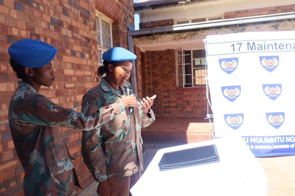 SANDF_ZA's tweet photo. READ|| 17 Maintenance Unit’s Quarterly Staff Awards Are a Powerful Morale Booster to the Unit Members.

https://t.co/eDDPE1qzFy

#SANDF
#MaintenanceUnit https://t.co/zHleqA1qZF