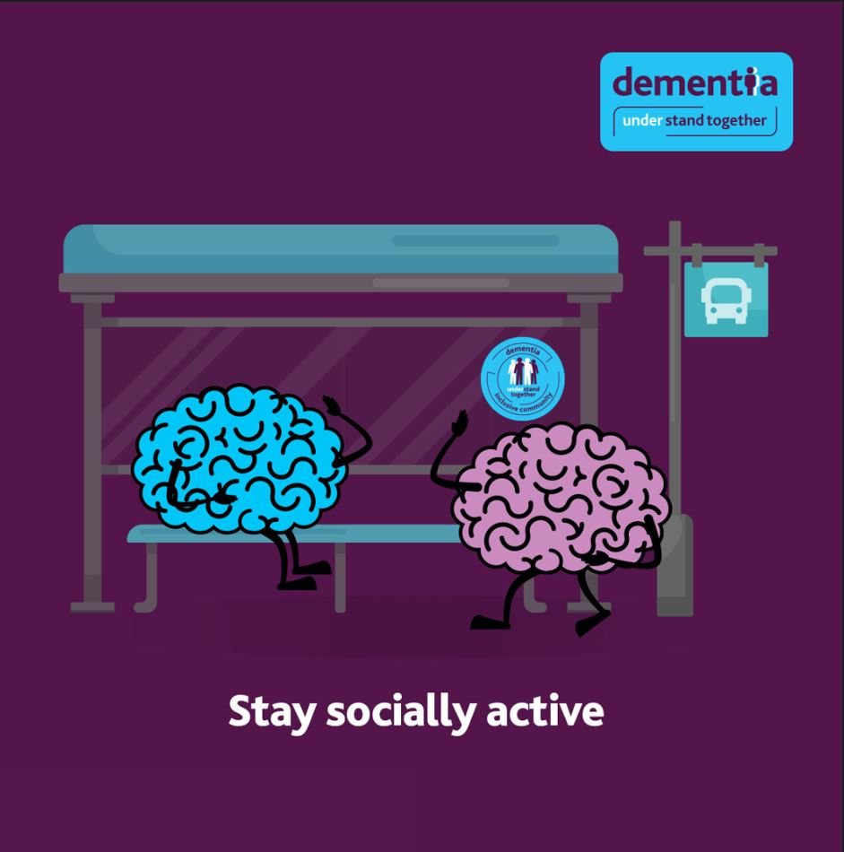 Over 64k people have dementia in Ireland. Supporting people to stay connected, keeping up with hobbies and interests can help slow progression and improve brain health outcomes for us all: understandtogether.ie/get-involved #BrainAwarenessWeek2024 #DementiaInclusiveCommunities