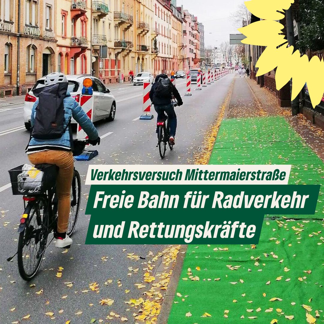 GrueneHD's tweet photo. 🚲#Verkehrsversuch Mittermaierstr. Für mehr #Sicherheit. Für den #Radverkehr. Für unsere #Rettungskräfte. Die gefährliche &amp; illegale Situation muss verbessert werden. Lasst es uns ausprobieren! Mehr Infos 👉https://t.co/dH7h0kYw7K #heidelberg #grün4hd💚 https://t.co/9839nHvovM