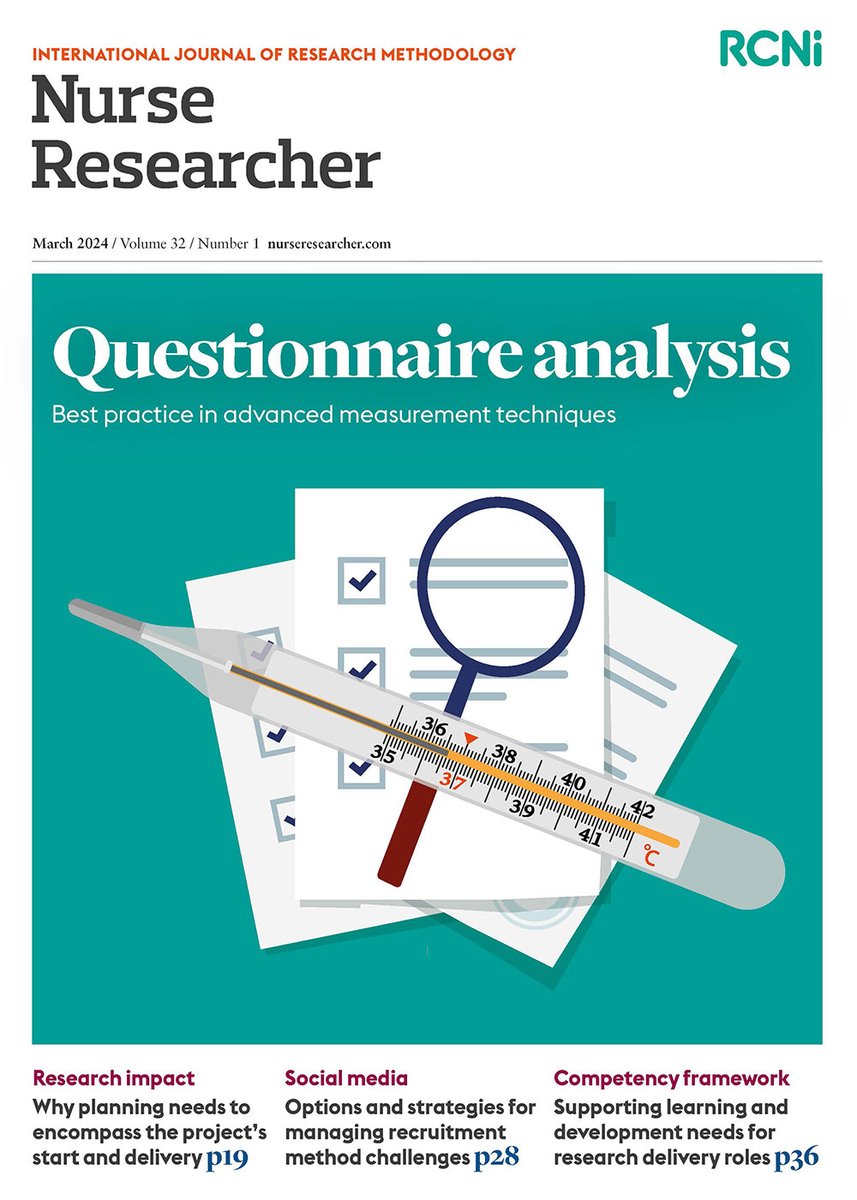 Take a look inside my final Nurse Researcher journal - with tips on starting a PhD, what to do if your grant application fails, and much more @LizHalcomb @finbo1977 @SamRNLD @RCNResForum @adahui1 @drjoanne_cooper @NIHRcommunity @BenBowers @parveenazamali journals.rcni.com/toc/nr/32/1