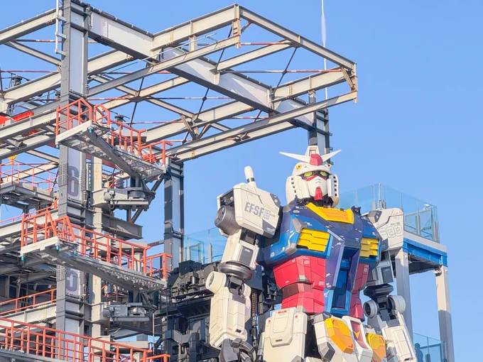 GUNDAM FACTORY YOKOHAMA終了前に動くガンダム見れて良かったアムロ… 