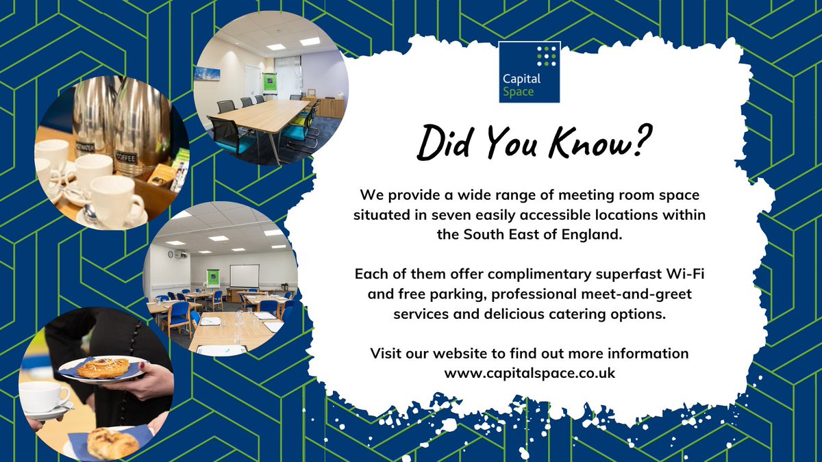 ColSeedbed's tweet image. We may not have dedicated #meetingrooms in Colchester but we do offer modern, attractive conference &amp;amp; training facilities in nearby Chlemsford and other sites across the south-east. All of them offer superfast internet, free parking for you and visitors.
capitalspace.co.uk/General/Meetin…