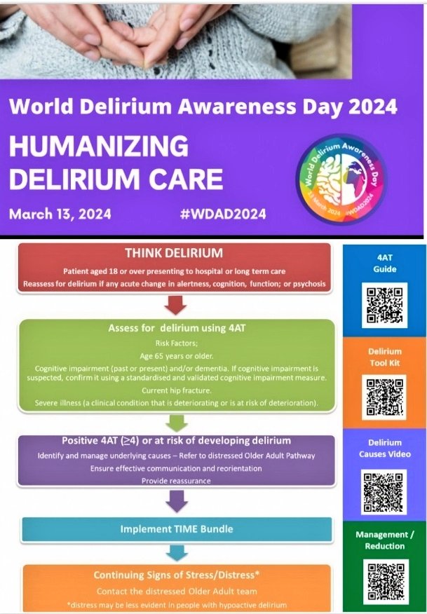 It's that time of year...🧠
United in raising awareness on World 🌎 Delirium Day 2024 #WDAD2024.
#HumanisingDeliriumCare
<a href="/iDelirium_Aware/">iDelirium</a> <a href="/deliriumkrish/">Prof M Santhana Krishnan💙💛</a> <a href="/dr_shibley/">Shibley</a> <a href="/A_MacLullich/">Alasdair MacLullich</a> @FHSCPNursing <a href="/FifeHSCP/">Fife Health & Social Care Partnership</a> <a href="/emmavardy2/">Emma Vardy</a>